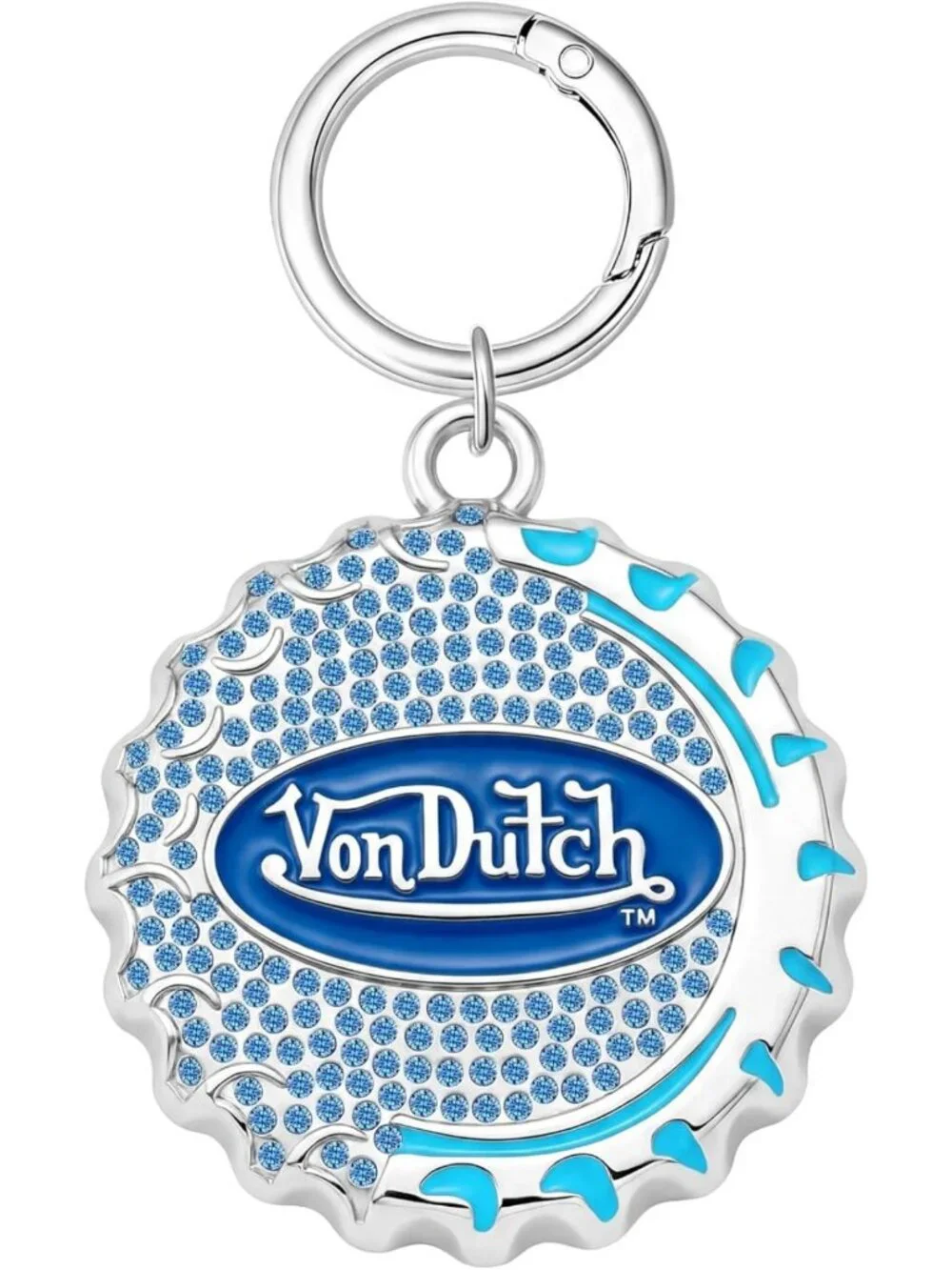 Chic Hinged Key Ring Bag Charm Keychain for Stylish Accessories and Gifts
